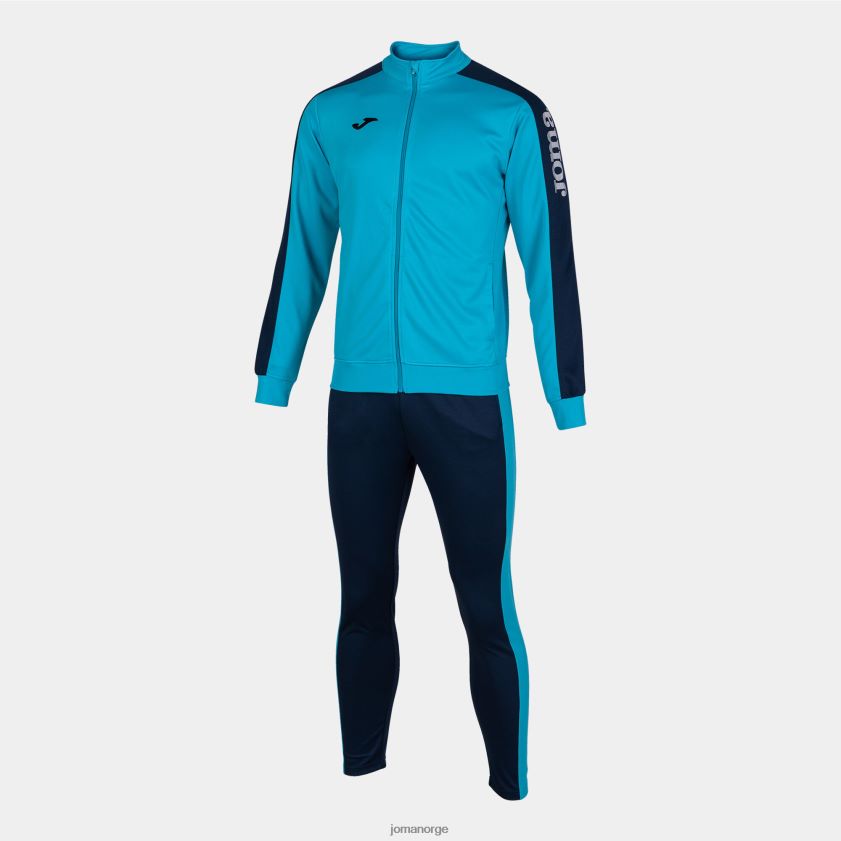 nei Joma treningsdress akademi iii fluorescerende turkis marineblå FBD0T04217 menn