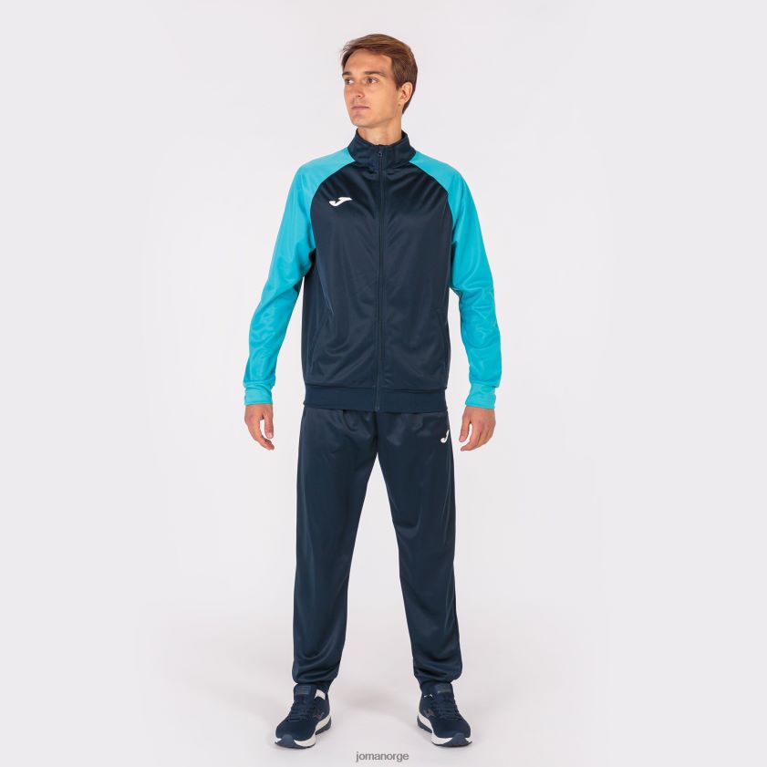 nei Joma treningsdress akademi iv marineblå fluorescerende turkis FBD0T04539 menn