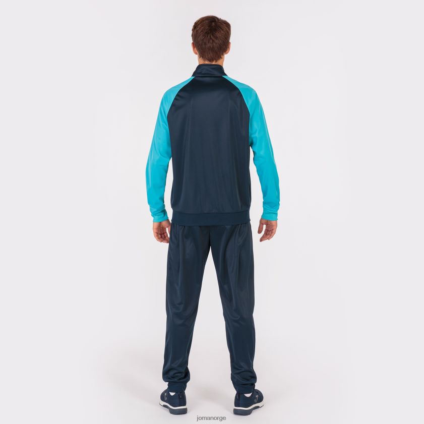 nei Joma treningsdress akademi iv marineblå fluorescerende turkis FBD0T04539 menn
