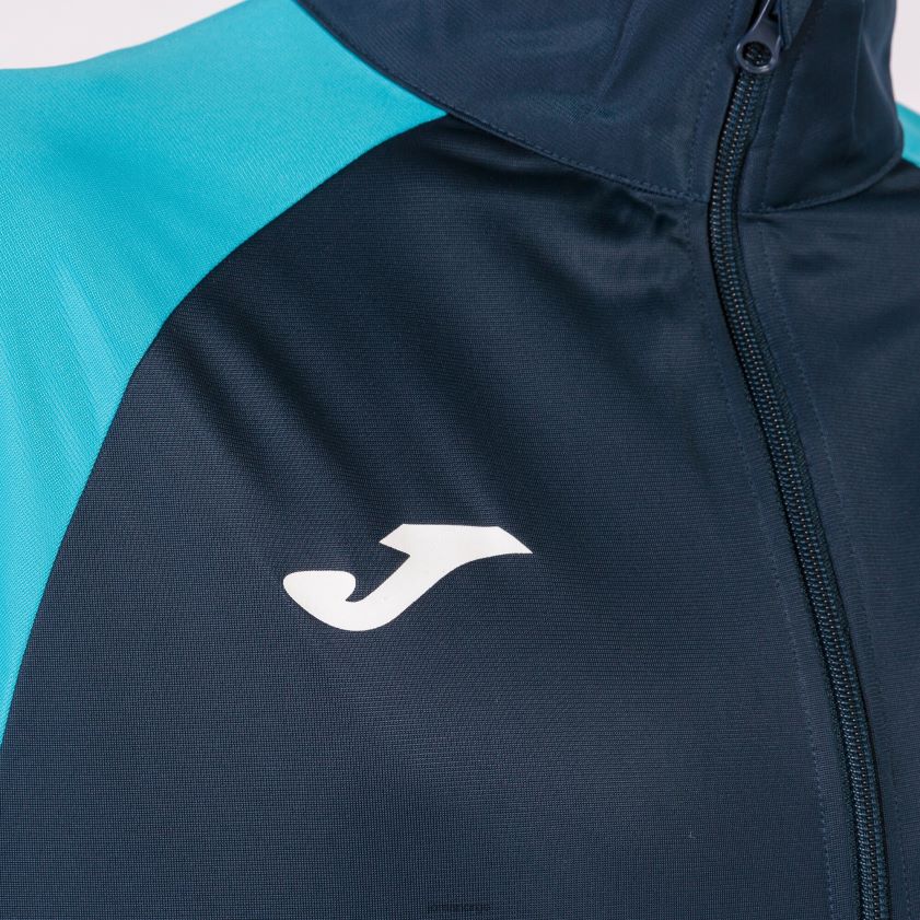 nei Joma treningsdress akademi iv marineblå fluorescerende turkis FBD0T04539 menn
