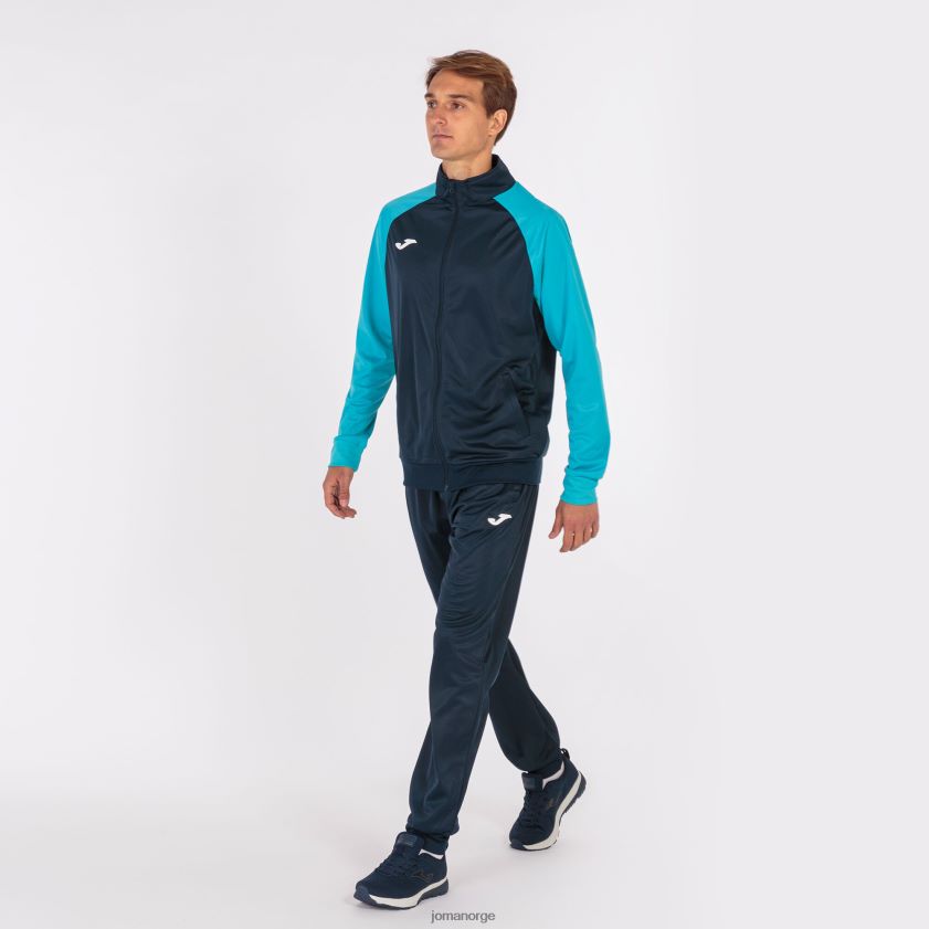 nei Joma treningsdress akademi iv marineblå fluorescerende turkis FBD0T04539 menn