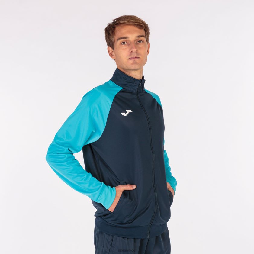 nei Joma treningsdress akademi iv marineblå fluorescerende turkis FBD0T04539 menn