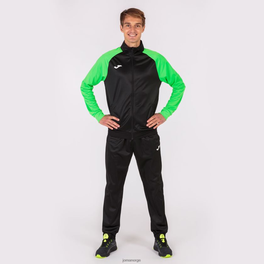 nei Joma treningsdress akademi iv svart fluorescerende grønn FBD0T03119 menn