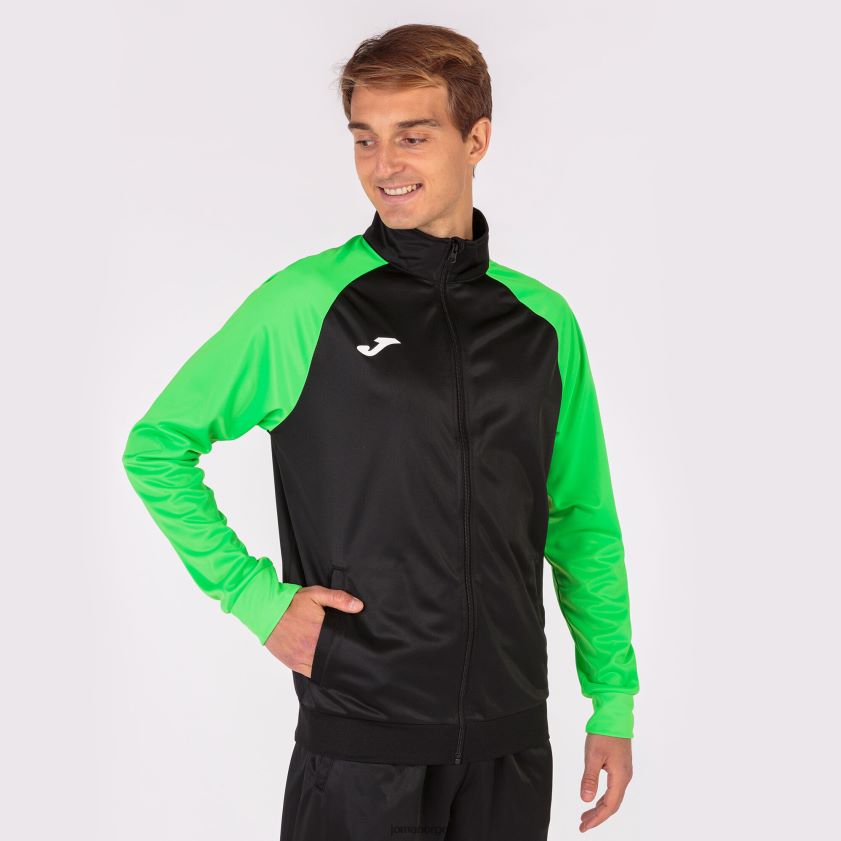 nei Joma treningsdress akademi iv svart fluorescerende grønn FBD0T03119 menn