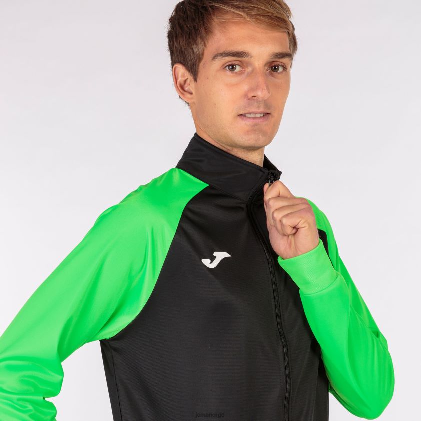 nei Joma treningsdress akademi iv svart fluorescerende grønn FBD0T03119 menn