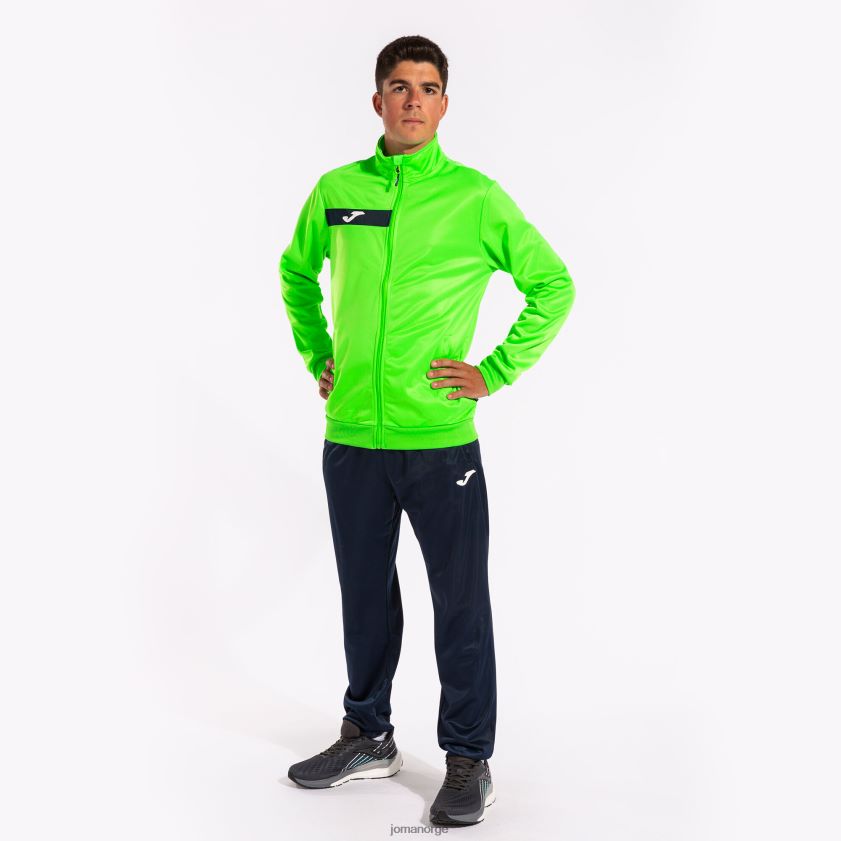 nei Joma treningsdress columbus fluorescerende grønn marineblå FBD0T03448 menn