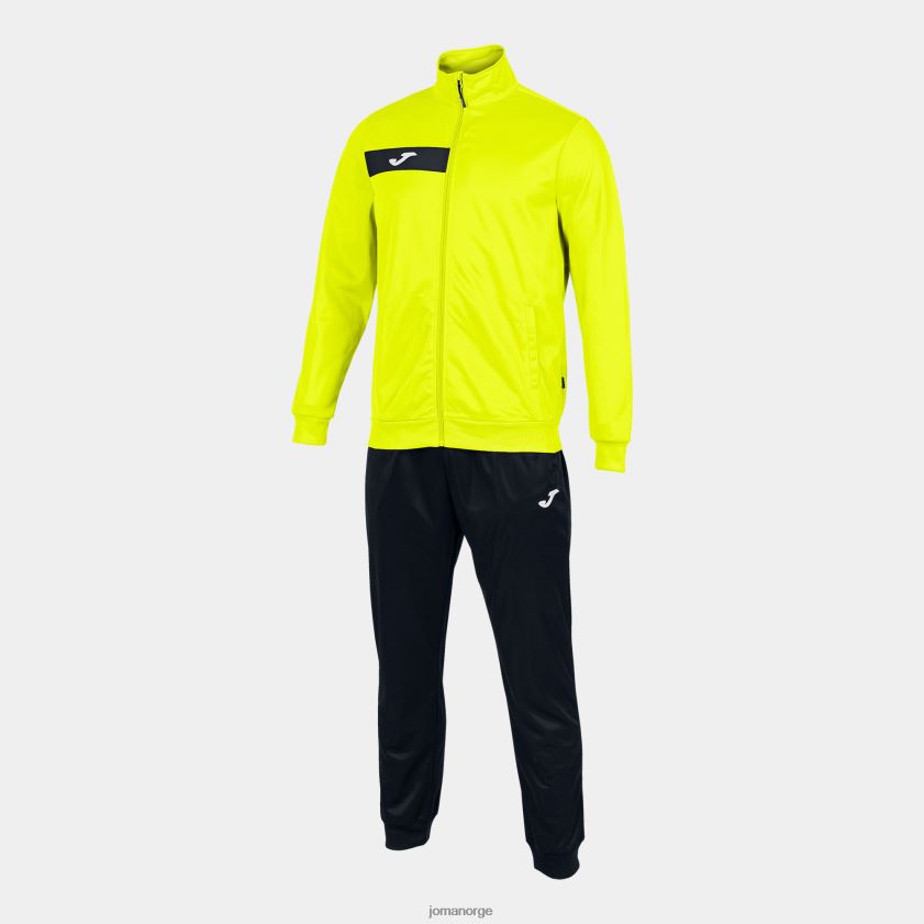 nei Joma treningsdress columbus fluorescerende gul svart FBD0T04116 menn