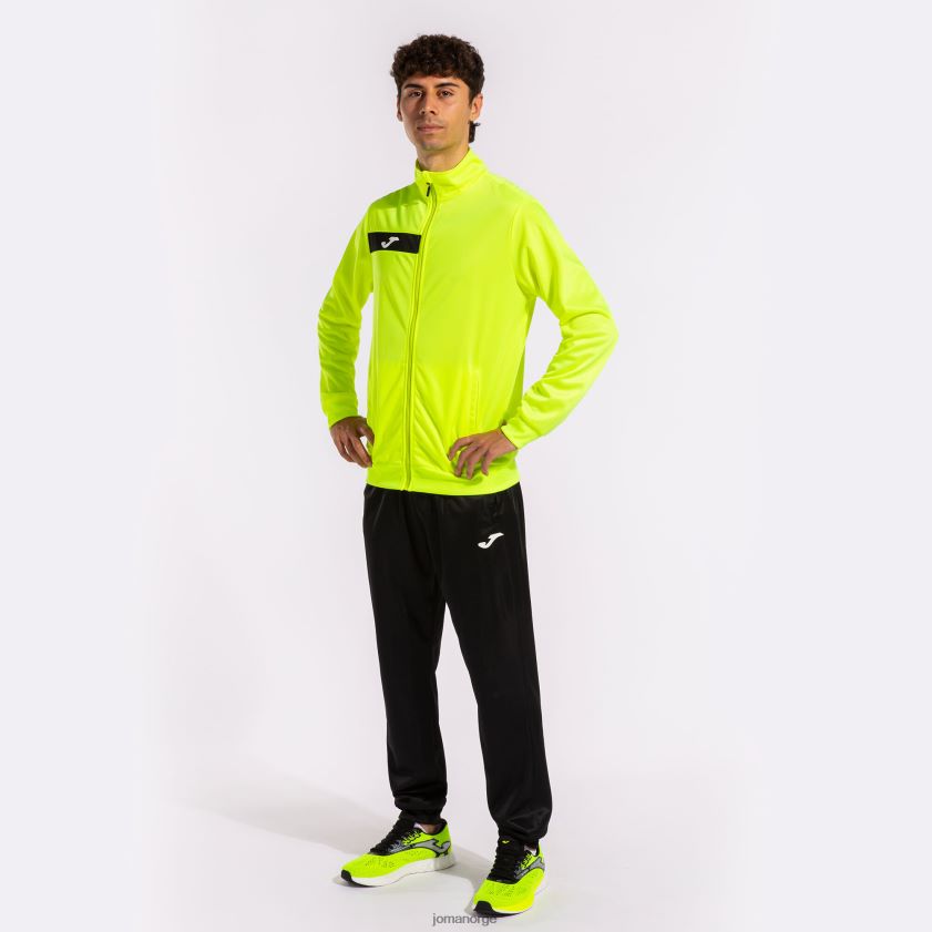 nei Joma treningsdress columbus fluorescerende gul svart FBD0T04116 menn