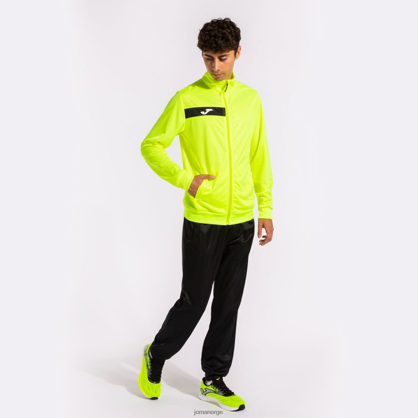 nei Joma treningsdress columbus fluorescerende gul svart FBD0T04116 menn