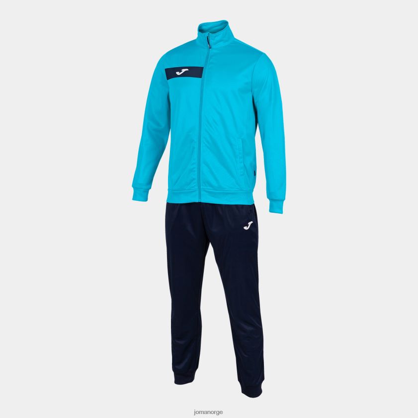 nei Joma treningsdress columbus fluorescerende turkis marineblå FBD0T03080 menn