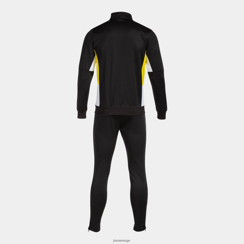 nei Joma treningsdress danubio ii svart gul hvit FBD0T0256 menn