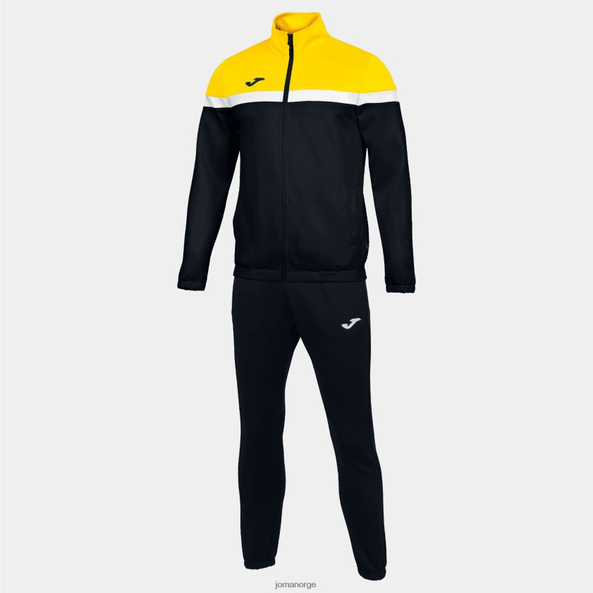 nei Joma treningsdress danubio svart gul FBD0T0318 menn