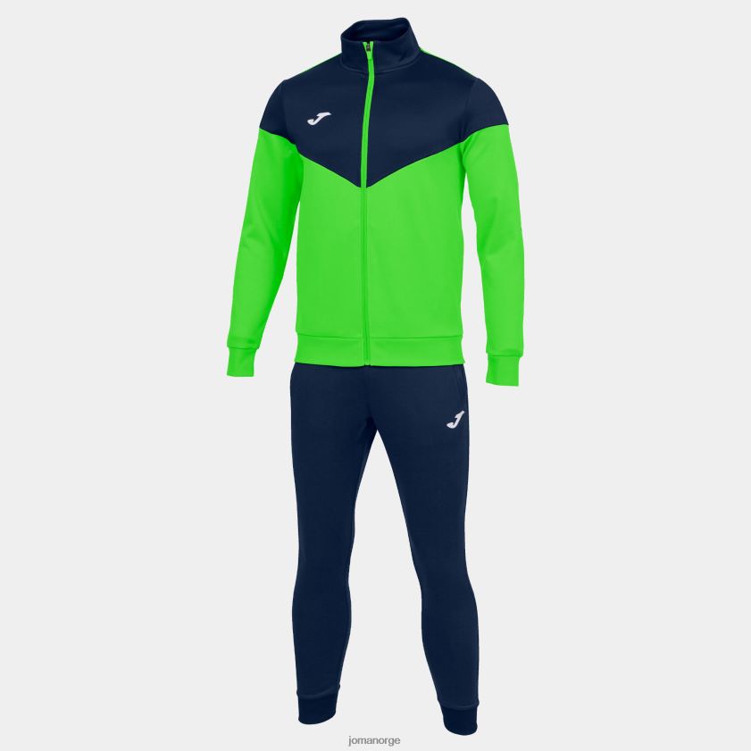 nei Joma treningsdress oxford fluorescerende grønn marineblå FBD0T01504 menn
