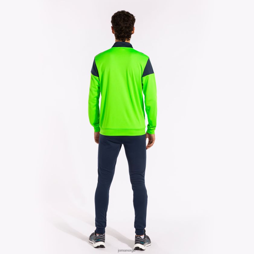 nei Joma treningsdress oxford fluorescerende grønn marineblå FBD0T01504 menn
