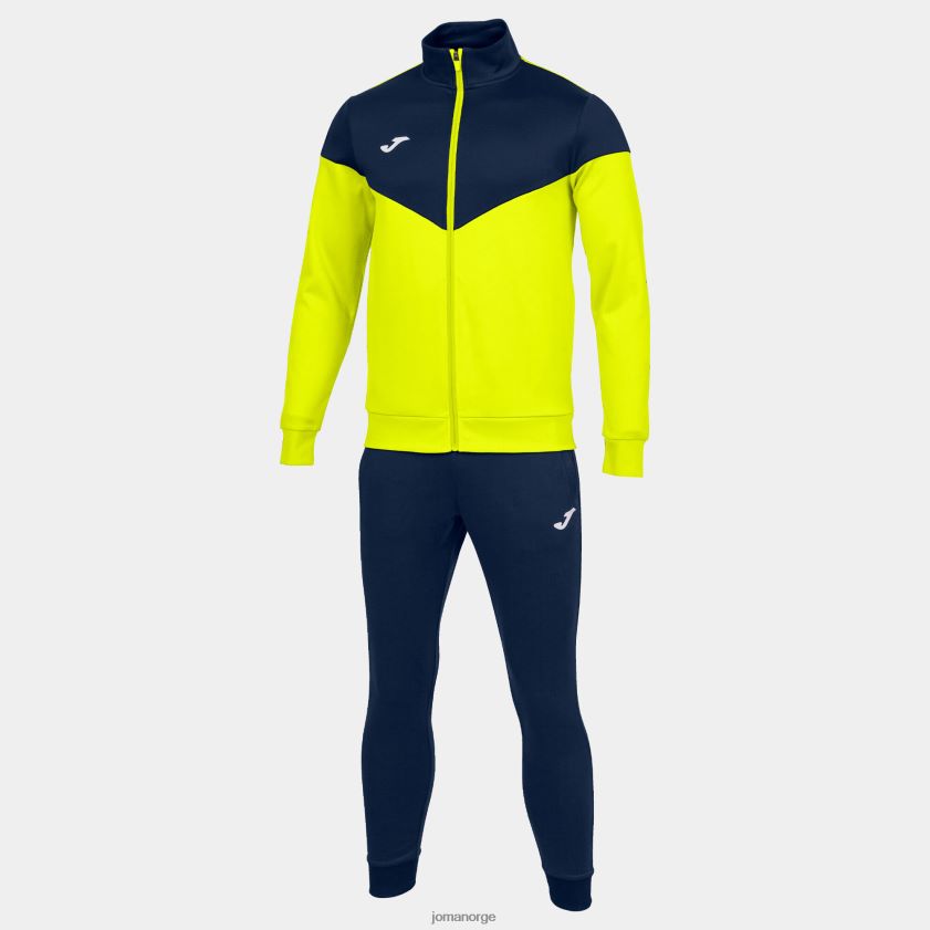 nei Joma treningsdress oxford fluorescerende gul marineblå FBD0T04106 menn