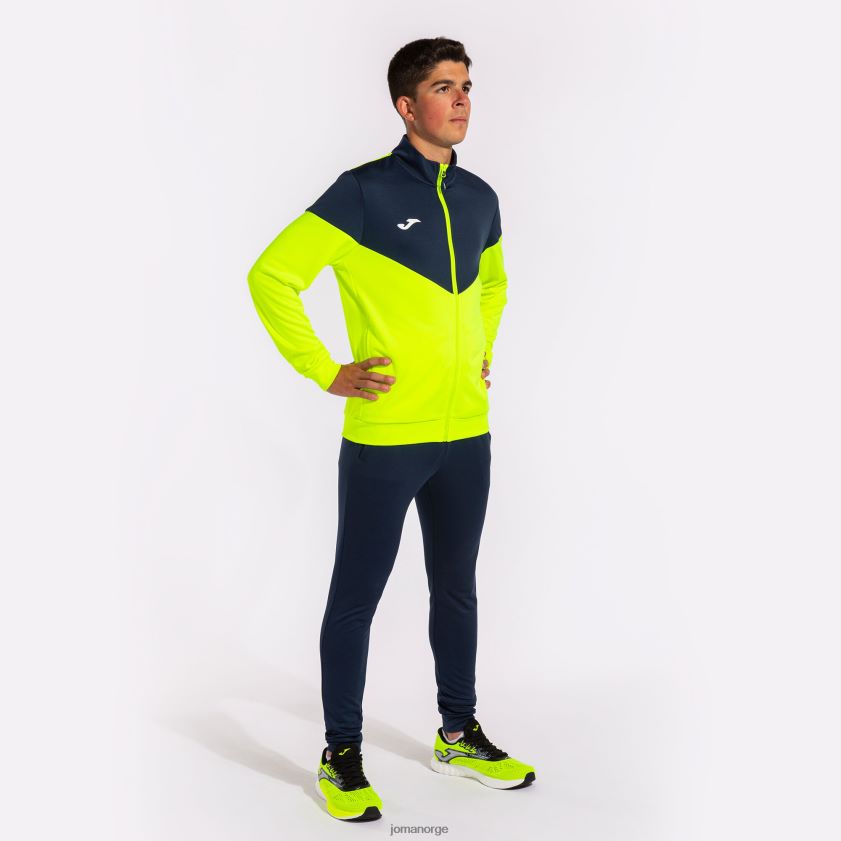 nei Joma treningsdress oxford fluorescerende gul marineblå FBD0T04106 menn