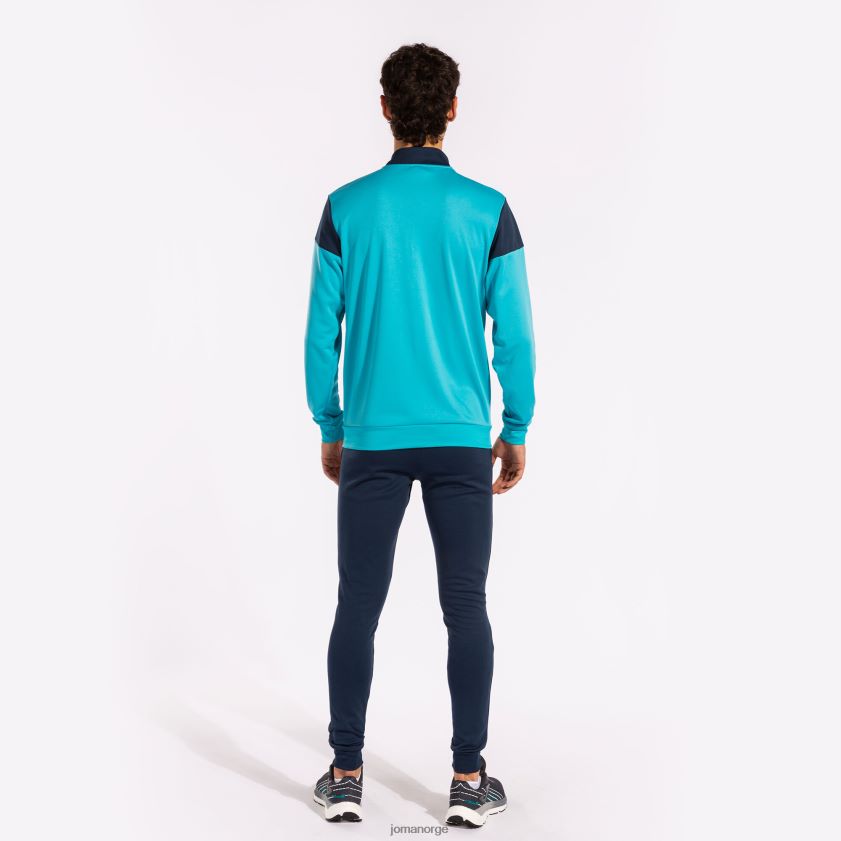 nei Joma treningsdress oxford fluorescerende turkis marineblå FBD0T03083 menn