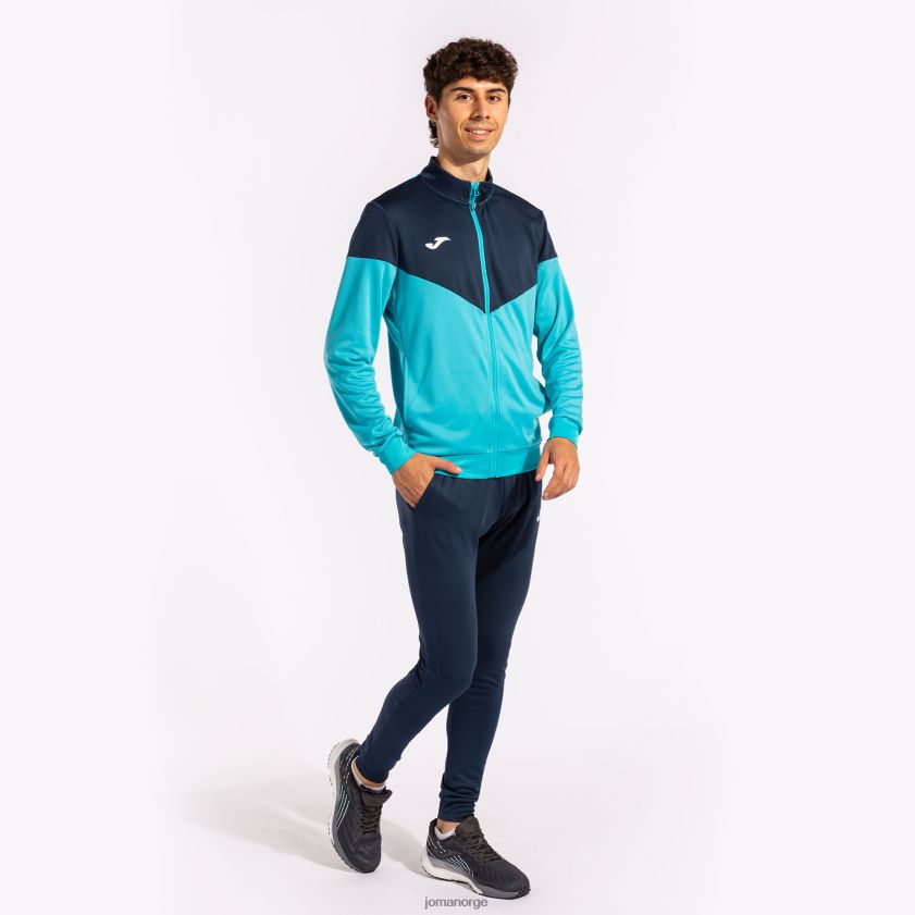 nei Joma treningsdress oxford fluorescerende turkis marineblå FBD0T03083 menn