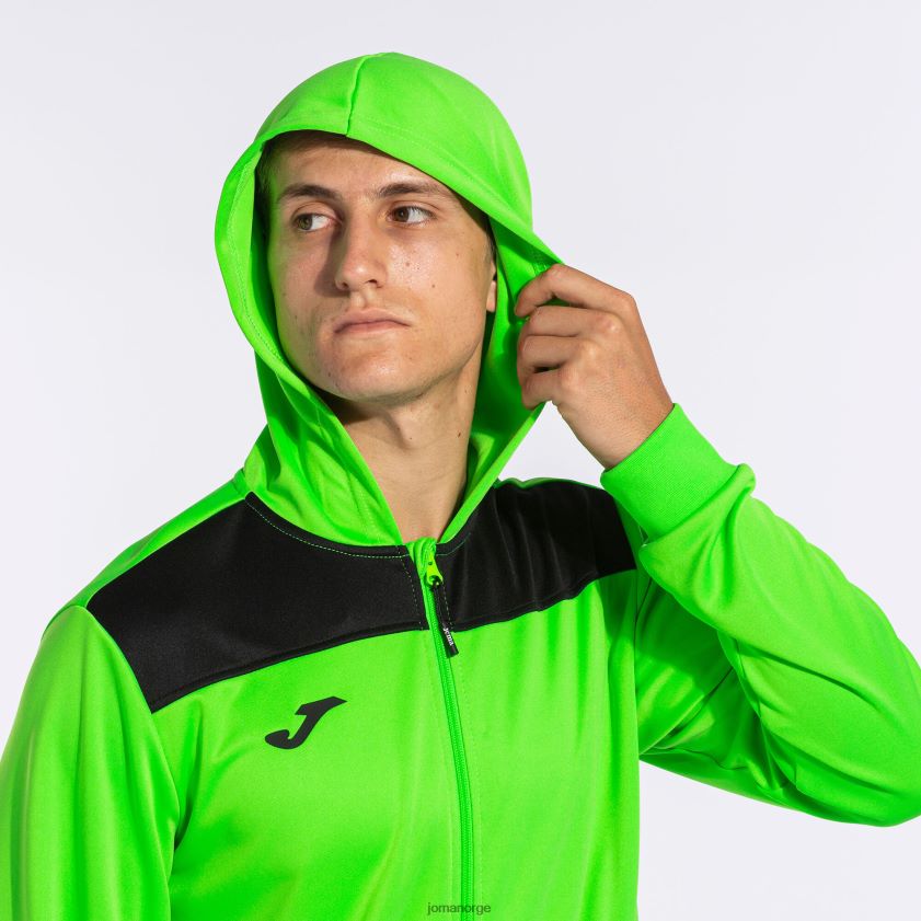 nei Joma treningsdress phoenix ii fluorescerende grønn svart FBD0T0430 menn