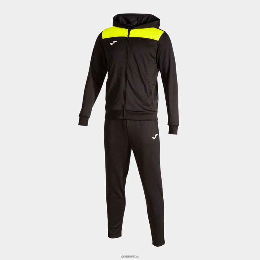 nei Joma treningsdress phoenix ii svart fluorescerende gul FBD0T04472 menn