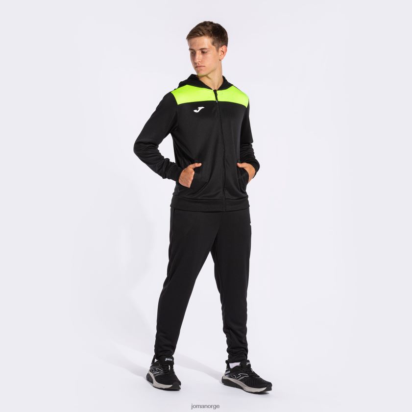 nei Joma treningsdress phoenix ii svart fluorescerende gul FBD0T04472 menn
