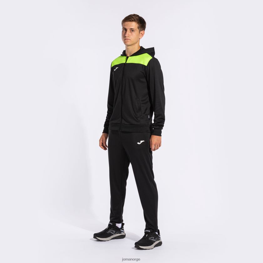 nei Joma treningsdress phoenix ii svart fluorescerende gul FBD0T04472 menn