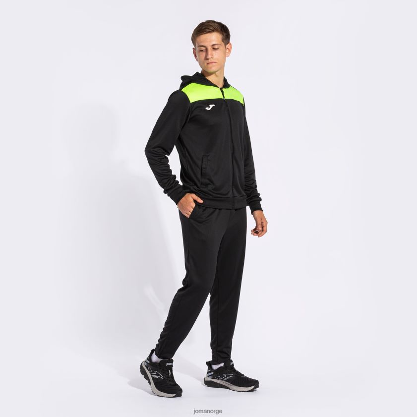 nei Joma treningsdress phoenix ii svart fluorescerende gul FBD0T04472 menn