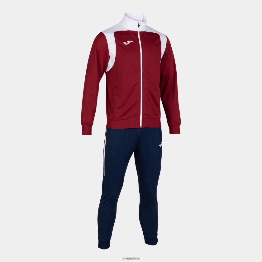 nei Joma treningsdressmesterskap v burgunder hvit FBD0T0302 menn