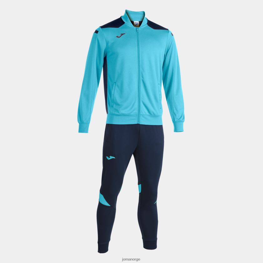 nei Joma treningsdressmesterskap vi fluorescerende turkis marineblå FBD0T03312 menn