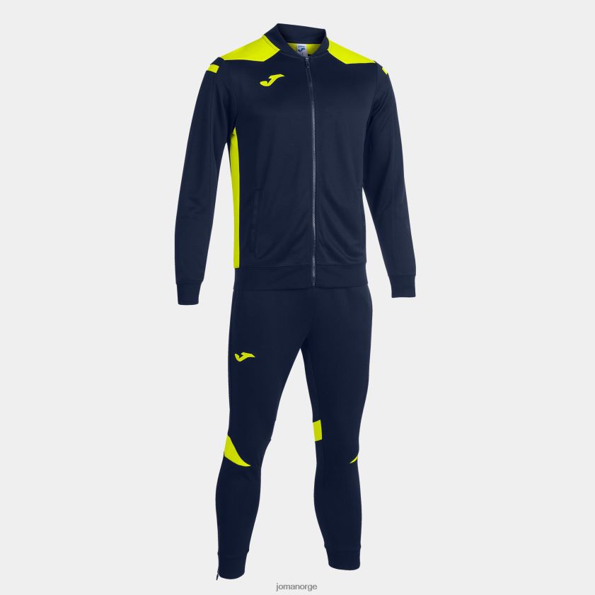 nei Joma treningsdressmesterskap vi marineblå fluorescerende gul FBD0T04532 menn