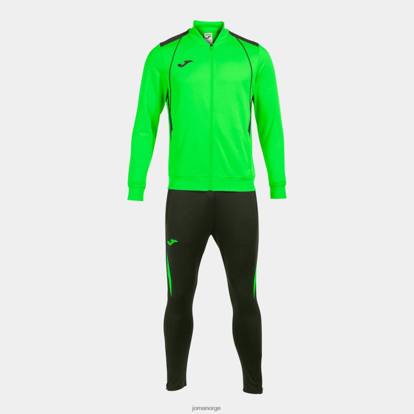 nei Joma treningsdressmesterskap vii fluorescerende grønn svart FBD0T0207 menn