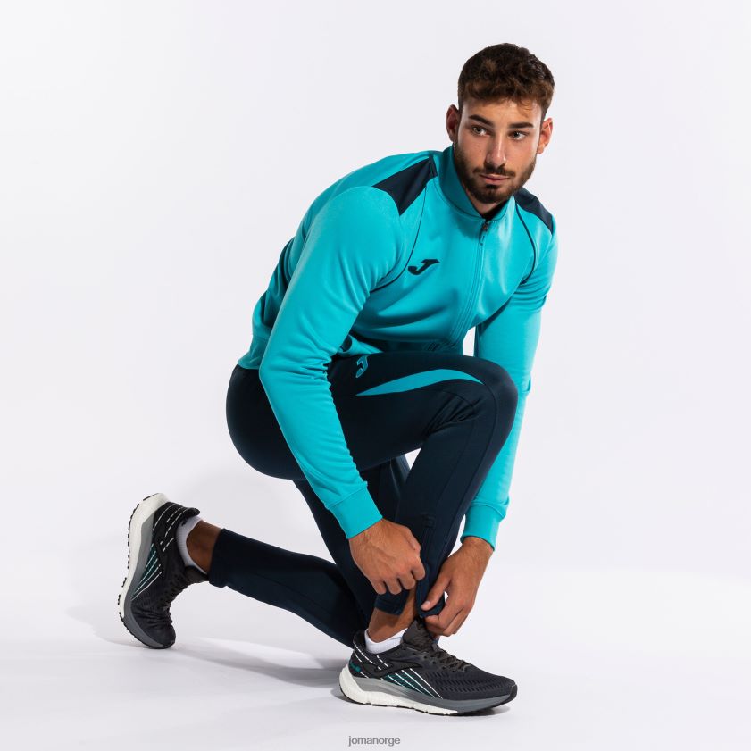 nei Joma treningsdressmesterskap vii fluorescerende turkis marineblå FBD0T01088 menn