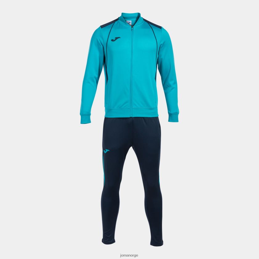 nei Joma treningsdressmesterskap vii fluorescerende turkis marineblå FBD0T01088 menn