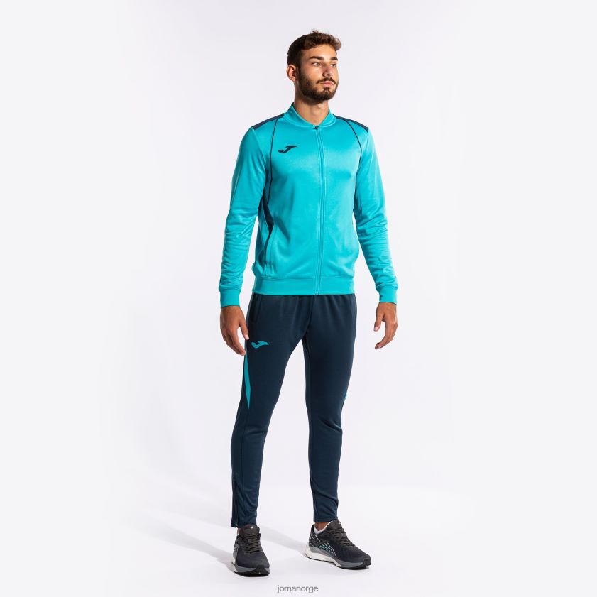 nei Joma treningsdressmesterskap vii fluorescerende turkis marineblå FBD0T01088 menn