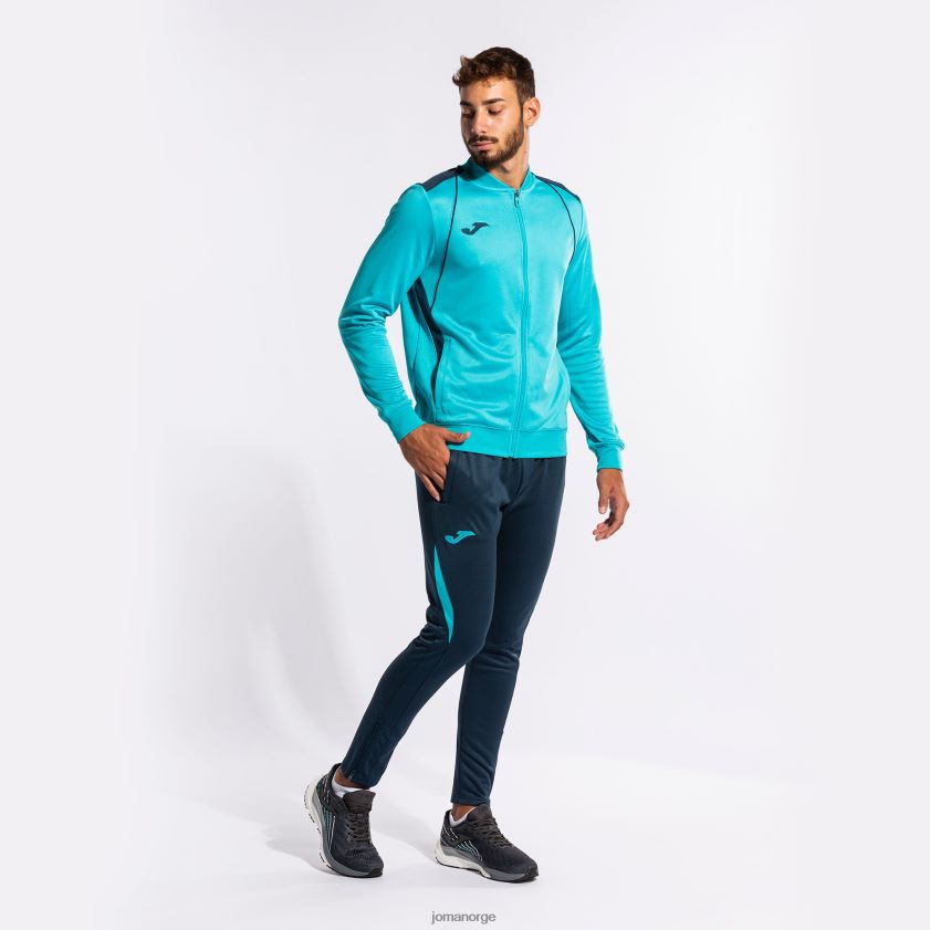 nei Joma treningsdressmesterskap vii fluorescerende turkis marineblå FBD0T01088 menn