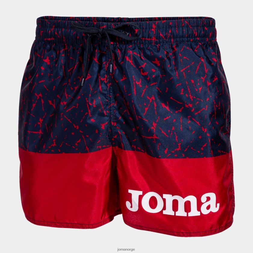 nei Joma badebukse halvliter marineblå rød FBD0T01509 menn