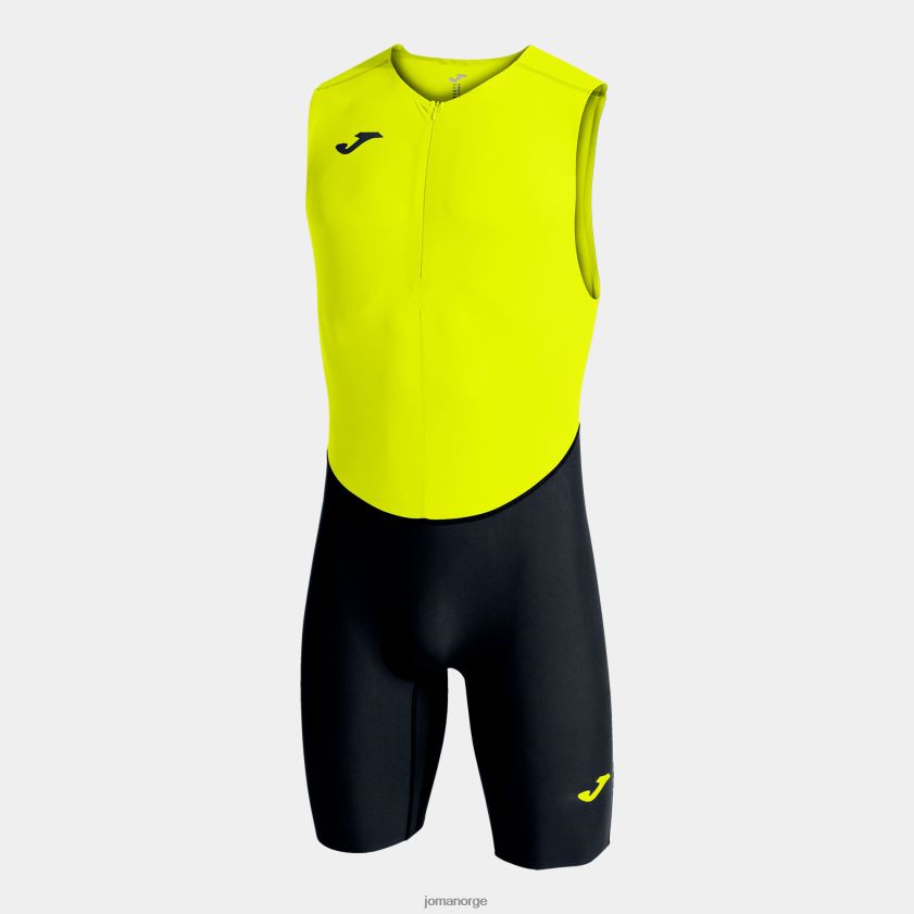 nei Joma sports jumpsuit olimpia ii fluorescerende gul svart FBD0T03000 menn