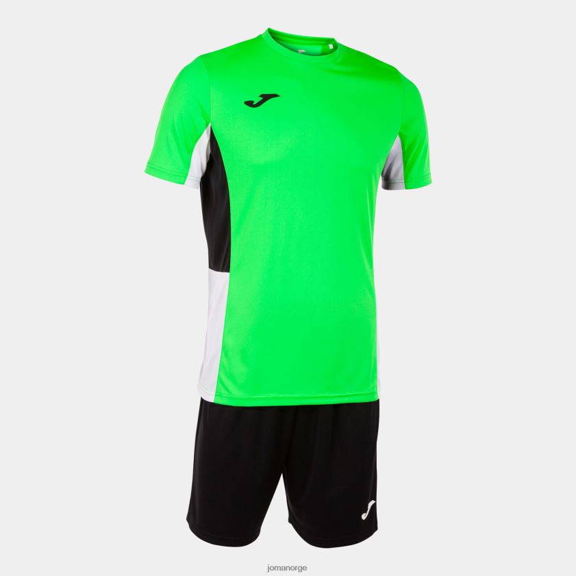 nei Joma sett danubio ii fluorescerende grønn svart hvit FBD0T04529 menn