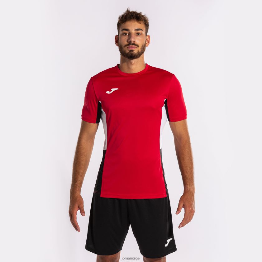 nei Joma sett danubio ii rød svart hvit FBD0T03206 menn