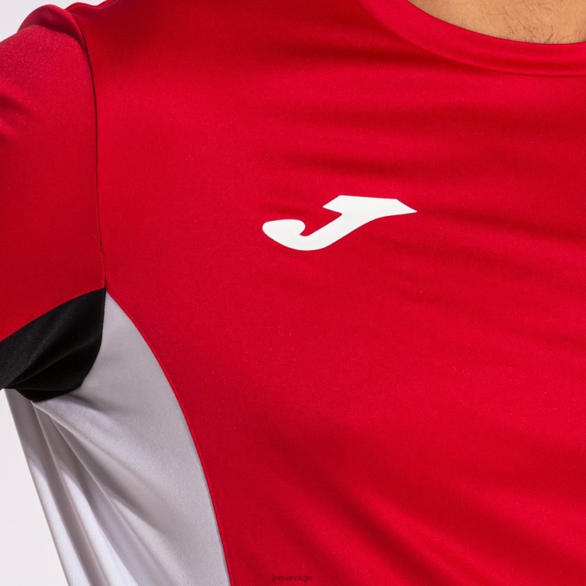 nei Joma sett danubio ii rød svart hvit FBD0T03206 menn