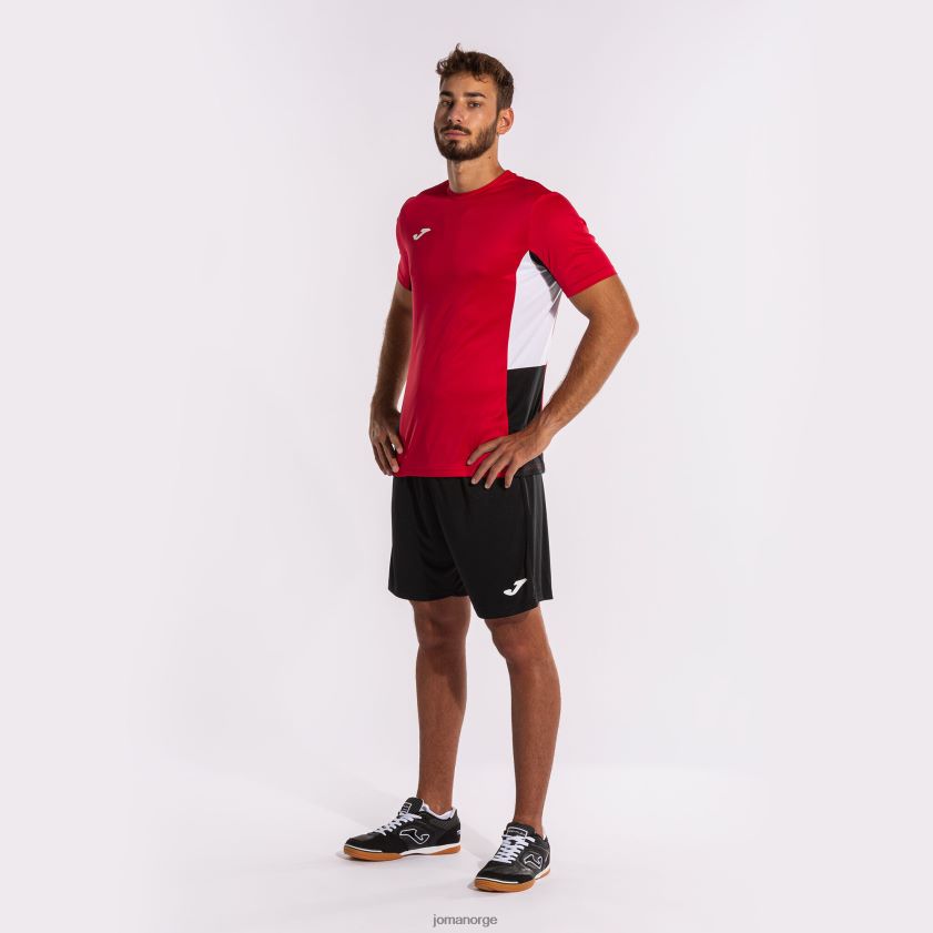 nei Joma sett danubio ii rød svart hvit FBD0T03206 menn