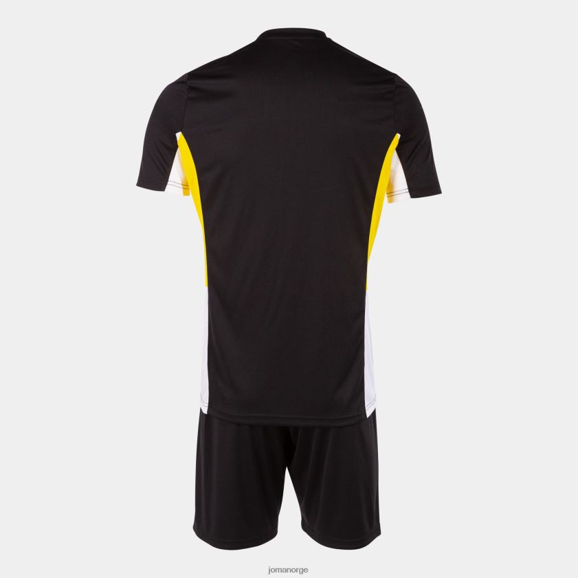 nei Joma sett danubio ii svart gul hvit FBD0T0213 menn
