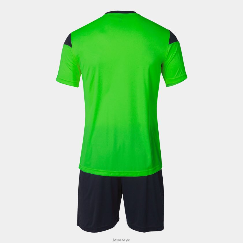 nei Joma sett føniks fluorescerende grønn svart FBD0T04288 menn