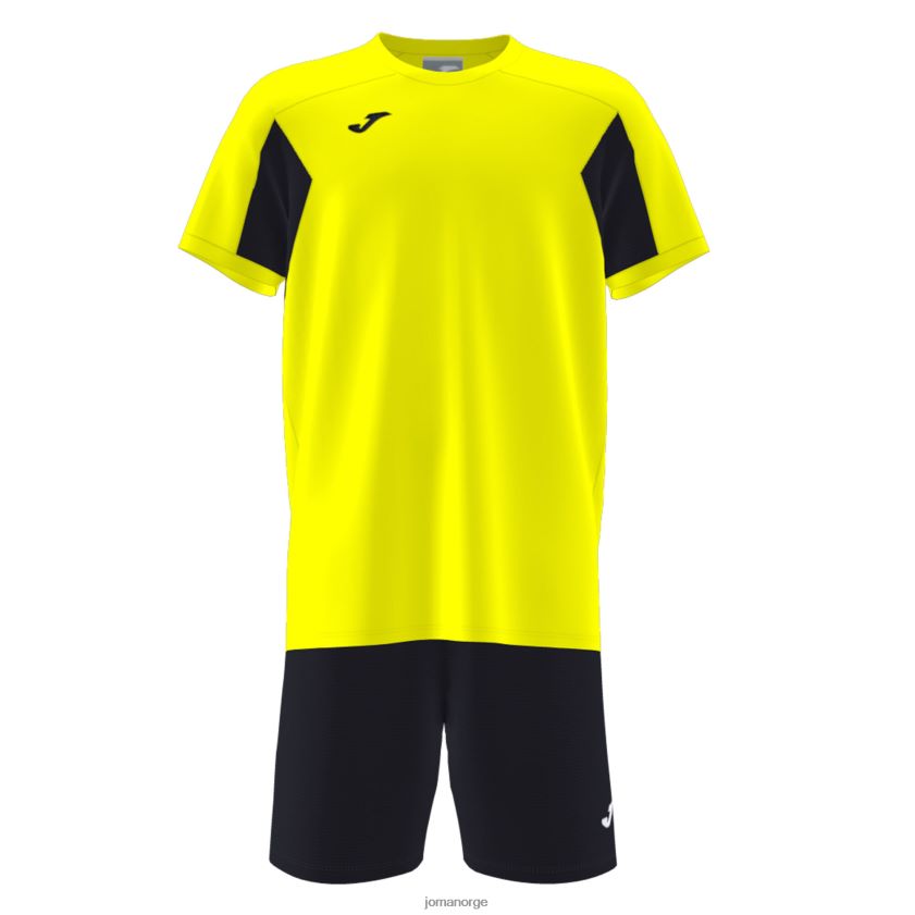 nei Joma sett kolle fluorescerende gul svart FBD0T03027 menn