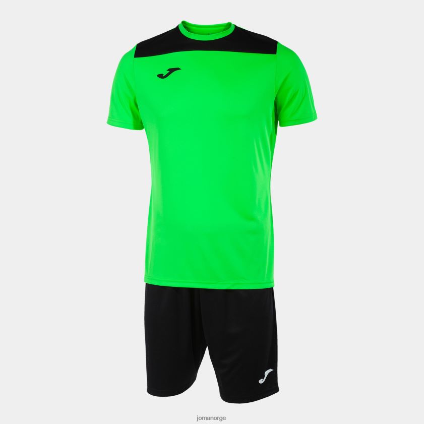 nei Joma sett phoenix ii fluorescerende grønn svart FBD0T04471 menn
