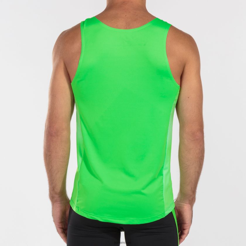 nei Joma tank topp elite vii fluorescerende grønn hvit FBD0T04131 menn