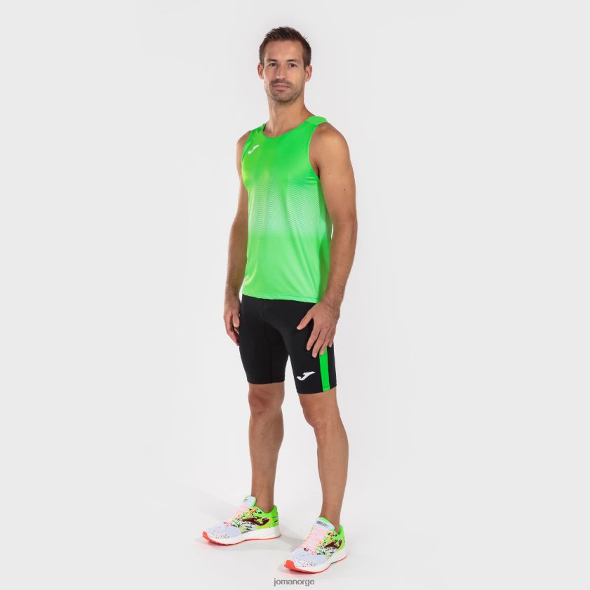 nei Joma tank topp elite vii fluorescerende grønn hvit FBD0T04131 menn