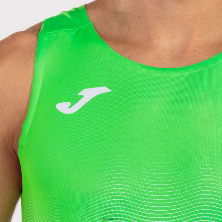 nei Joma tank topp elite vii fluorescerende grønn hvit FBD0T04131 menn