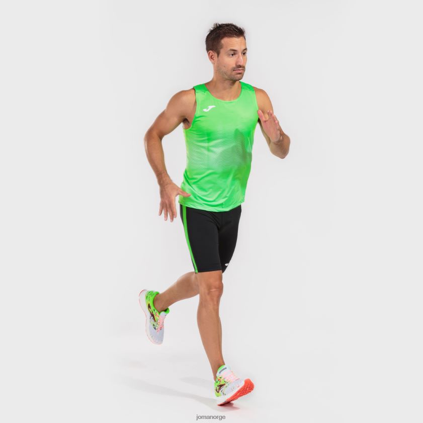 nei Joma tank topp elite vii fluorescerende grønn hvit FBD0T04131 menn