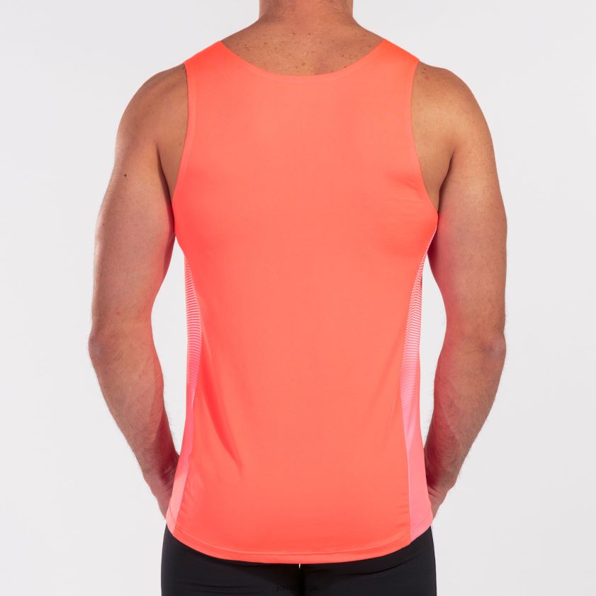 nei Joma tank topp elite vii fluorescerende korallhvit FBD0T0457 menn